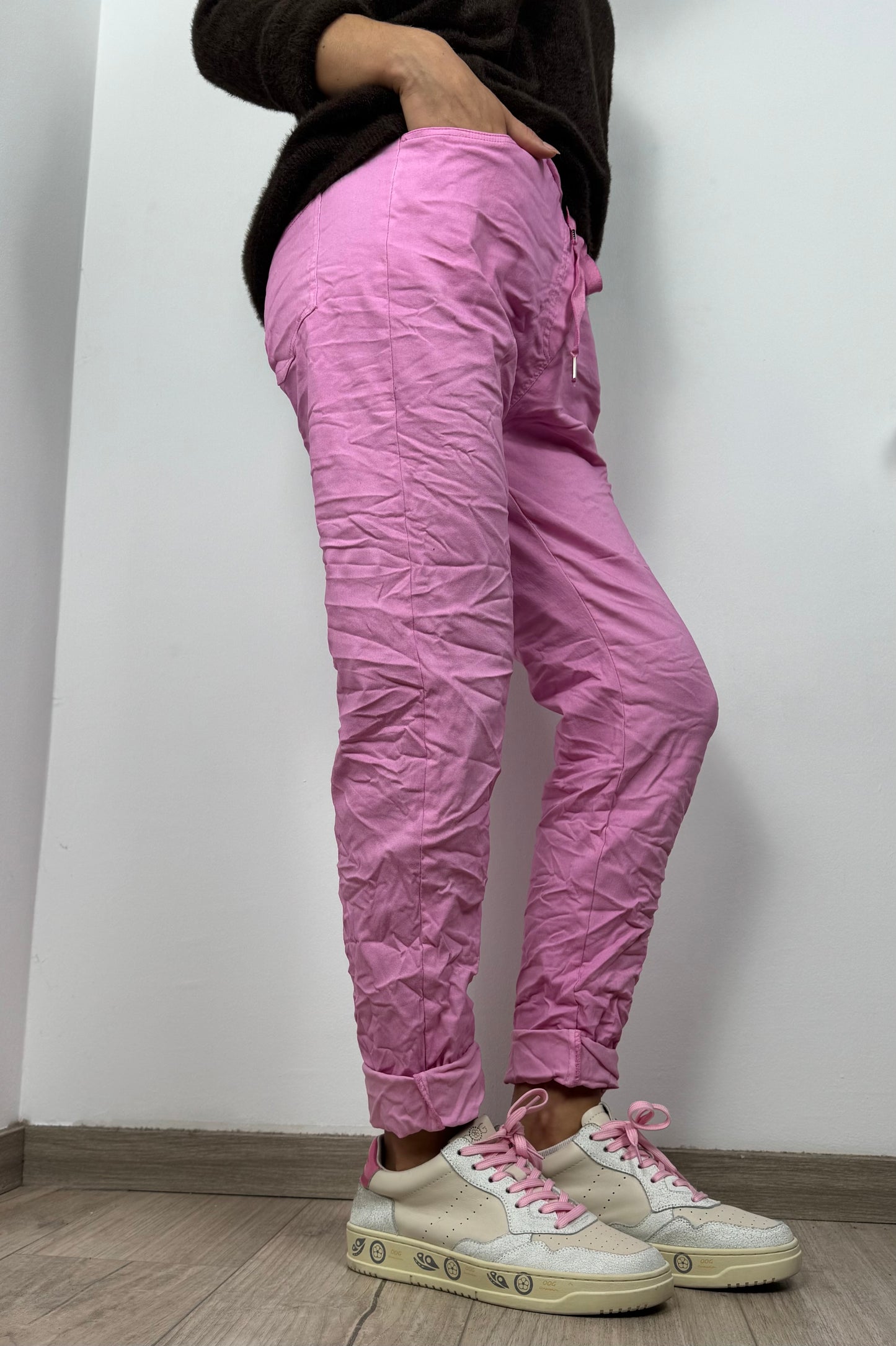 Damen Hose mit Kordelzug – Einheitsgröße 36-42