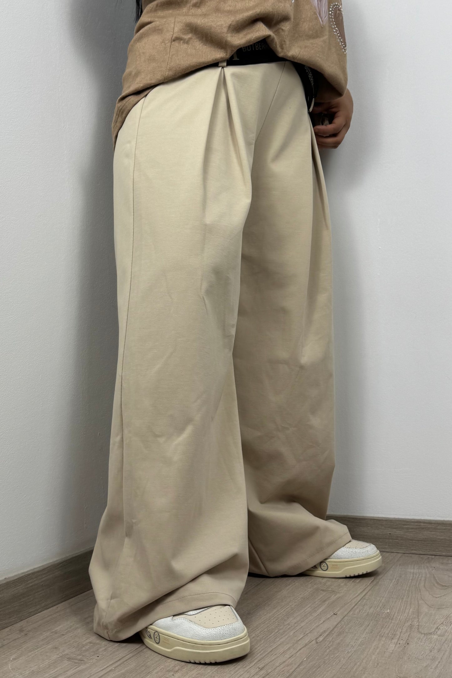 Trendige Culotte mit elastischem Bund und Logo-Bändern